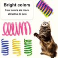 thumbnail image 4 of Cat Spring Toys, 20 Pack Cat Spiral Springs For Indoor Cats, Colorful & Durable Plastic Spring Coils Attract Cats To Swat, Bite, 4 of 4