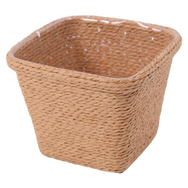 Organizador de Almacenamiento Moderno, Cestas de Almacenamiento de Mimbre para Armario, Despensa, Decoración para hogar