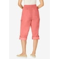 thumbnail image 2 of Woman Within Plus Size Petite Convertible Length Cargo Capri/Bermuda, 2 of 6