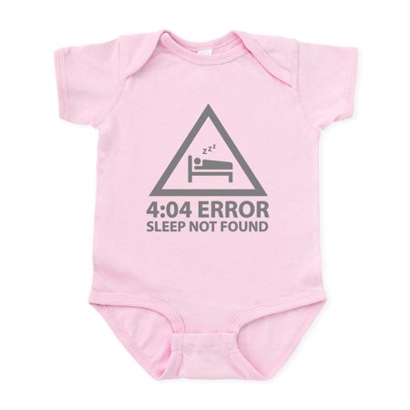 

CafePress - 4:04 Error Sleep Not Found Infant Bodysuit - Baby Light Bodysuit Size Newborn - 24 Months