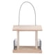 thumbnail image 3 of Comedero para pájaros, colgante para exteriores, casa de madera, herramienta de alimentación para pájaros, decoración al aire libre de jardín y patio, 3 of 5