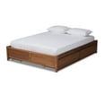 thumbnail image 2 of Baxton Studio Yara Modern and Contemporary Walnut Brown Finished Wood King Size 4-Drawer Platform Storage Bed Frame, 2 of 14