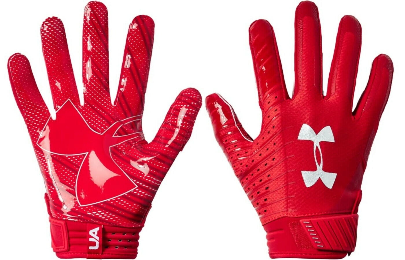 Small-Medium 601 Details about   Under Armour Men Spotlight Football Receiver Gloves,Red White 