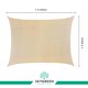 thumbnail image 4 of Kit Malla Sombra 6x4 100% Impermeable + Ganchos Fijacion beige CH Sky Green HJMGKT130000, 4 of 9