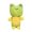Green 1PC, variant on Dog Toy Frog Toy Dog Squeak with Ringing Paper Toy Animal Dog Chew Toy Pet Interactive Toy Suitable for Puppies Small Dogs Medium Dogs, 15 cmx24 cm, Green 1PC