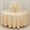 Beige, variant on Balsa Circle 108" White Round Lamour Satin Tablecloth Table Covers Catering Dining Table Linens Reception
