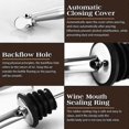 thumbnail image 3 of 10 Pcs Bottle Pourer with Flap, Wine Pourer for Wine Schnapps Olive Oil Coffee Syrup Vinegar Bottles, 3 of 5