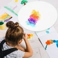 thumbnail image 4 of UPGRATOR Drawing Frame Round Wood Canvas Frame for Painting White 1 Set, 4 of 8