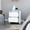 White, variant on Bedside Table - 2 Large Drawers, White / Finish Double Drawer Nightstand , Foundation,