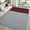 Z- Grey Red, variant on Grey Hallway Runner Rug, 2x6 Gray Bedside Area Rugs for Bedroom, Non Slip Soft Modern Memory Foam Carpet, Low Pile Washable Carpets for Entrance Kitchen Laundry Living Room Decor