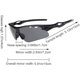 thumbnail image 3 of Gafas de sol deportivas, gafas de sol ultraligeras a prueba de viento, gafas de ciclismo, gafas de bloqueo de nieve, deportes al aire libre para conducir y pescar, 3 of 5