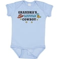 thumbnail image 3 of Inktastic Grandmas Little Cowboy with Cowboy Hat and Boots Boys Baby Bodysuit, 3 of 5