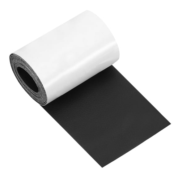 Uxcell Leather Repair Patch 3"x60" Self-Adhesive Leather Vinyl Repair Tape Kit for Furniture Couches Sofa Chair Car Boat Seats Jackets, Black