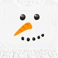 thumbnail image 4 of Inktastic Snowman Face Girls Toddler Dress, 4 of 5