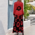 thumbnail image 3 of ROJO COMO UN DODO Vestido largo Vestido de mujer Vestidos de verano de mujer Vestidos de verano, 3 of 5