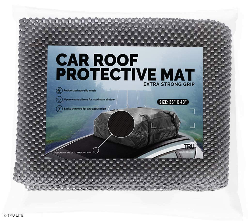 36" x 43" Heavy Duty Grip Car Roof Protective Mat NonSlip Rack Pad
