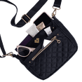 thumbnail image 2 of Set bolsa crossbody LuckyLy Jenny negra con pulsera corazón Grace, 2 of 8