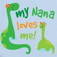thumbnail image 2 of CafePress - My Nana Loves Me Dinosaur Infant Bodysuit - Baby Light Bodysuit, Size Newborn - 24 Months, 2 of 4