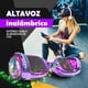 thumbnail image 5 of HOVERSTAR Bluetooth Hoverboard, LBW12A Color cromado o monopatín eléctrico de piel impresa con ruedas intermitentes LED, 5 of 5
