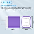 thumbnail image 6 of Compatible with iPhone 17 16 15 Charger Block,KIGPOZI 2-Pack 20W USB C Charger Fast Charging Block with 10ft Type C Cable USB C to C Charging Cords,Wall Charger Type C Charger USB C Block[Multicolor], 6 of 9
