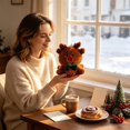thumbnail image 4 of 2026 Christmas Home Party Decoration Christmas Stuffed Ornaments Cute Santa Snowman Reindeer Gingerbread Man Stuffed Dolls Holiday Decor Stuffed Figures For Xmas Tree Hanging Desktop Display, 4 of 6