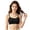 Black, variant on Girls Training Bra Wirefree Double Layer Padded Bra â Adjustable Straps Lace Trim Bralette for Tween 10-14