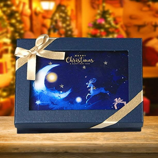 Christmas Girlfriend Gift Box With Lights Cute Christmas Eve Gift Box With Lights