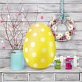 thumbnail image 4 of dajkiuy 24 Inch Inflatable Easter Eggs Easter Outdoor Yard Decoration Large Easter Inflatable Hanging Eggs Ornaments Giant PVC Kids Toys Colorful Eggs for Garden Lawn Party Decor(Size L), 4 of 5