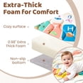 thumbnail image 3 of Beavtaens Baby Play Mat, 50"x50"x1", Thick Cushioning Foam, Non-Slip, Foldable and Machine Washable, Odor-Free, for Playpens and Baby Crawling, 3 of 9