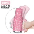thumbnail image 6 of 40oz Cute Watermelon Pattern Stainless Steel Flip Straw Tumbler Spill Proof Travel Cup Double Wall Vacuum Insulated Coffee Mug with Top Handle, 6 of 6