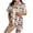 T-Khaki, variant on Womens Halloween Pajamas Short Set Ghost Read Book 2 Piece Party Button Down Shirt Vacation Loungewear
