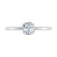 thumbnail image 3 of 1/2 Carat Diamond Solitaire Engagement Ring in 14K White Gold (Ring Size 8), 3 of 5