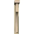 thumbnail image 2 of Ekena Millwork 4"W x 20"D x 28"H Westlake Block Rough Sawn Bracket w/ Offset Brace, Douglas Fir, 2 of 25