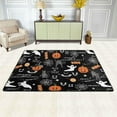thumbnail image 2 of SKYSONIC Happy Halloween Pumpkins Non-Slip Area Rug, Cartoon Candy Bat Floor Carpet Comfort Floor Mats Decor for Indoor Front Porch Living Room Bedroom Kitchen, 36"x24", 2 of 7