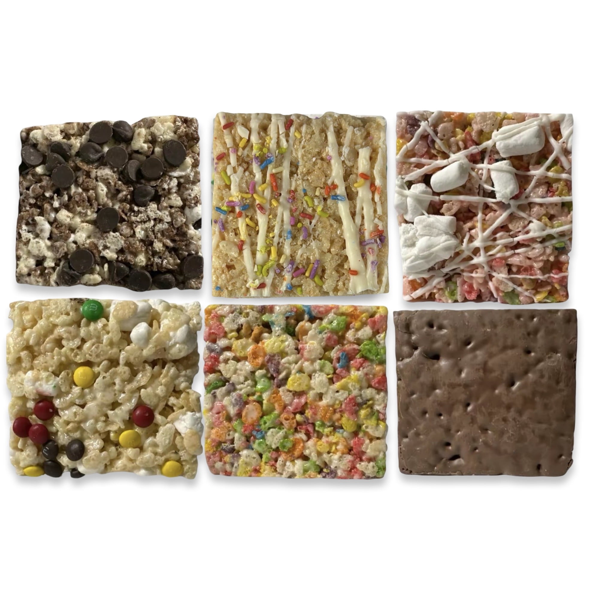 Marshmallow Crispy Treat Bars 6 Flavor Variety Pack