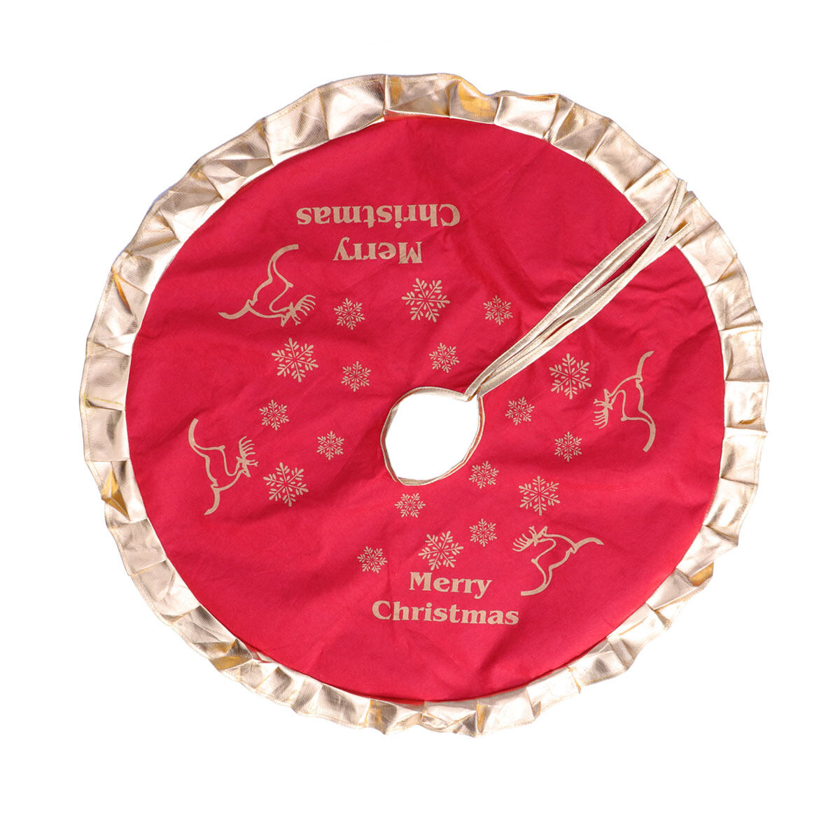 Nonwoven fabric Xmas Tree Skirt Christmas Tree Base Mat Holiday