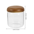 thumbnail image 2 of SEWCHICS Glass Containers for Food Storage Lidded Honey Container Simple Design 1Set, 2 of 7