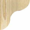 thumbnail image 3 of 6"W x 6"D x 6"H Carmel Rough Sawn Corbel, Douglas Fir, 3 of 9