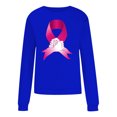thumbnail image 4 of YABCSAZ Breast Cancer Shirts Tops for Women/Short Sleeve Shirts/Crewneck Shirt/Sweatshirt/Hoodie with Blessed Breast Cancer Pink Ribbon/Breast Cancer Awareness Breast Cancer Survivor Gifts for Women, 4 of 5