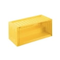 thumbnail image 4 of lionlar Figurines Collection Display Case Dustproof Storage Box for Dolls Action Figures Yellow, 4 of 6
