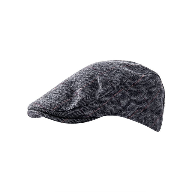 ITFABS Men's Cap Retro Newsboy Warm Adjustable Lightweight Durable Beret Pea