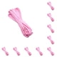 thumbnail image 2 of Moyic Cuerdas de gamuza sintética, cuerda de cuero DIY, joyería artesanal, accesorios de reparación Multicolor, colgante para rosa claro Rosa claro 10Conjunto, 2 of 6