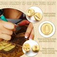 thumbnail image 5 of DIY Wood Burning/Carving Set, DIY Wood/Leather Burning Set-26 Letters Copper Mold, Wood Craft Embos, 5 of 5