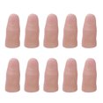 thumbnail image 1 of 10 Pcs Faux Doigts avec Ongles, Bouts de Pouce Doux, Accessoire de Spectacle, Jouet de Farce (S), 1 of 6