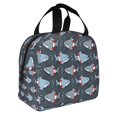 thumbnail image 2 of Balery Shark Wearing Swim Ring Bolsa de Almuerzo Aislada – Caja de Almuerzo con Papel de Aluminio Grueso, Mantiene la Comida Fresca por 4 Horas, 2 of 8