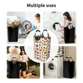 thumbnail image 6 of KLL Hot Dog Pizza Laundry Hamper,Large Canvas Fabric Lightweight Storage Basket Toy Organizer Dirty Clothes Collapsible Waterproof, 6 of 6