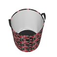 thumbnail image 2 of KLL Rose Flowers Waterproof Foldable Laundry Hamper Bucket with Handles for Storage Bin,Kids Room,Home Organizer (Medium ), 2 of 7