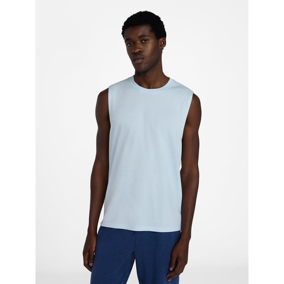 Athletic Works Men's and Men's Big & Tall Tri-Blend Muscle Tee, Sizes XS-4XLT