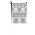 thumbnail image 1 of NUDECOR Colorful Pattern Abstract Modern Triangles Geometric Diamond Retro Grey Shape Garden Flag Decorative Flag House Banner 12x18 inch, 1 of 2