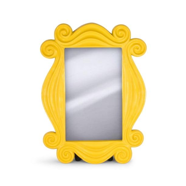 Friends TV Show Réplique de miroir de porte avec cadre judas jaune